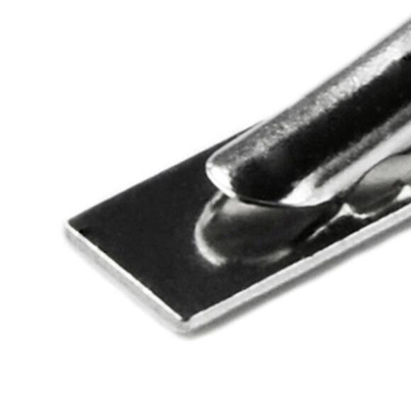 Turquoise Blue Rose Tie Clip - Picture 3 of 6